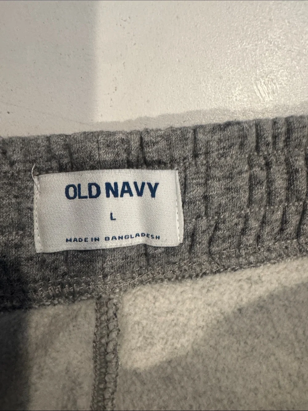 Old Navy Men's Heather Gray Fleece Jogger Sweatpants